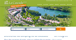 Desktop Screenshot of camping-cascade-aveyron.com
